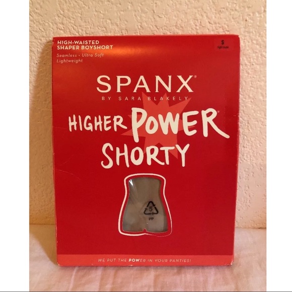 SPANX High Power Shorty - Hight Waisted Sz S - Picture 1 of 6